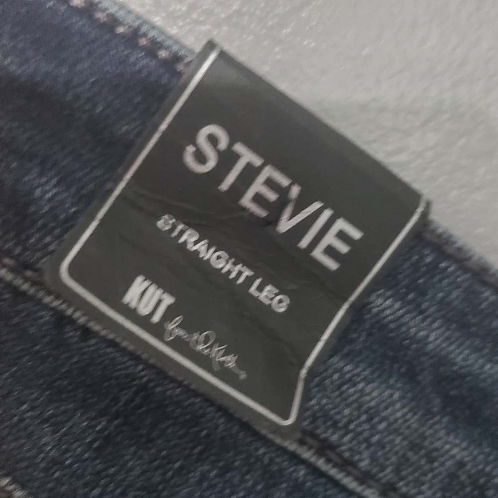 NWT Kut from the Kloth Stevie Straight Leg Womens Blue Jeans Size 2 - Picture 9 of 10